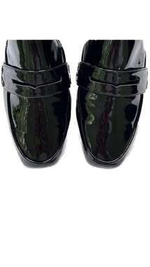 Vionic Annabel Black Patent Leather Heel Mules Loafers